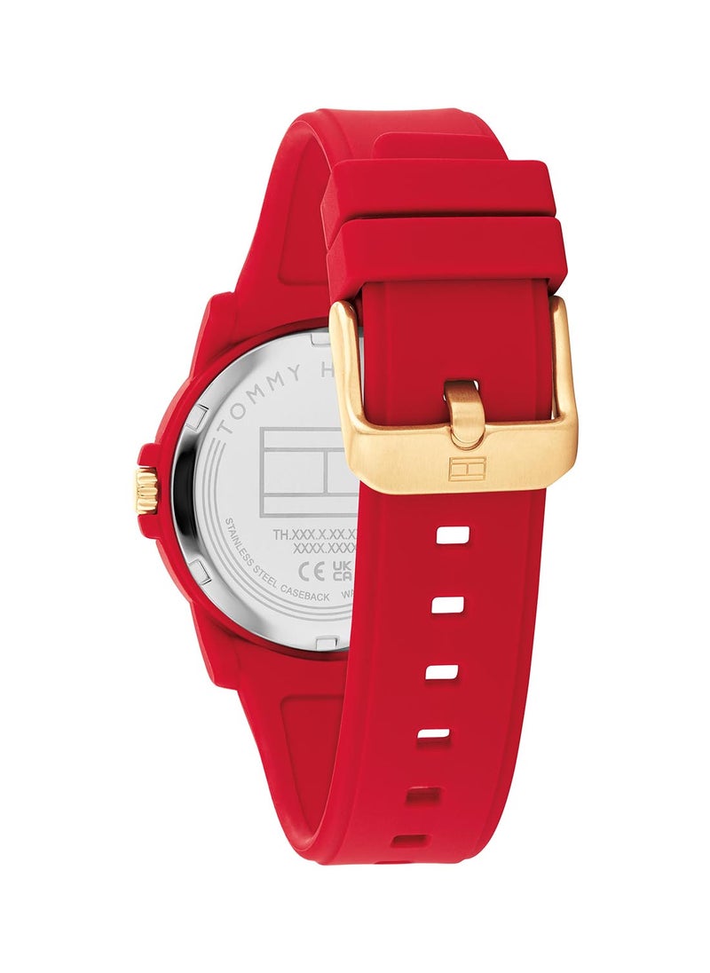 TOMMY HILFIGER - Women's Analog Round Shape Silicone Wrist Watch 1782689 - 36 Mm - Image 1
