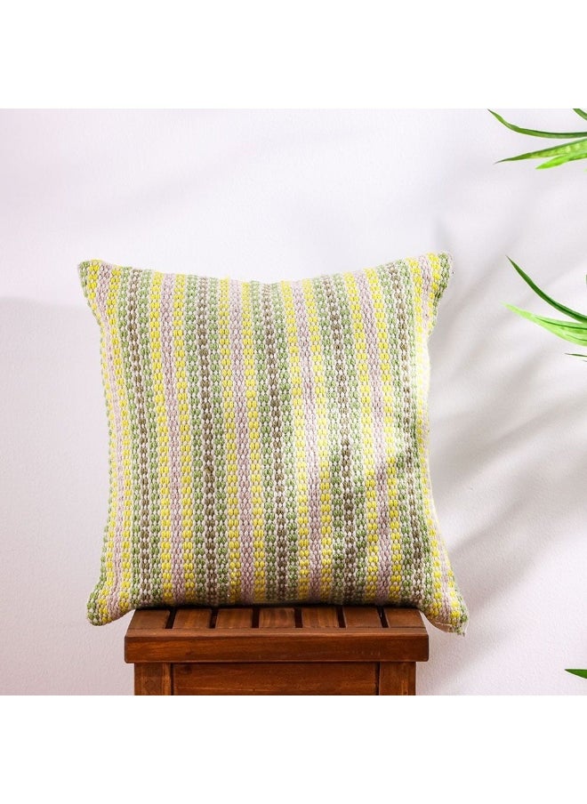 DANUBE HOME - Outdoor Woven Cushion | Patio Throw Pillow Winter Garden Farmhouse Decor Outdoor Furniture | Decorative Pillows For Outdoor Seating Chair Sofa Swings 45X45cm-Multi Color 231202708929 - Image 1