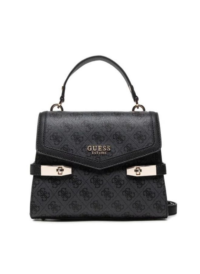 GUESS - Guess Zadie Monogram Top Handle Flap Bag For Women - Image 1