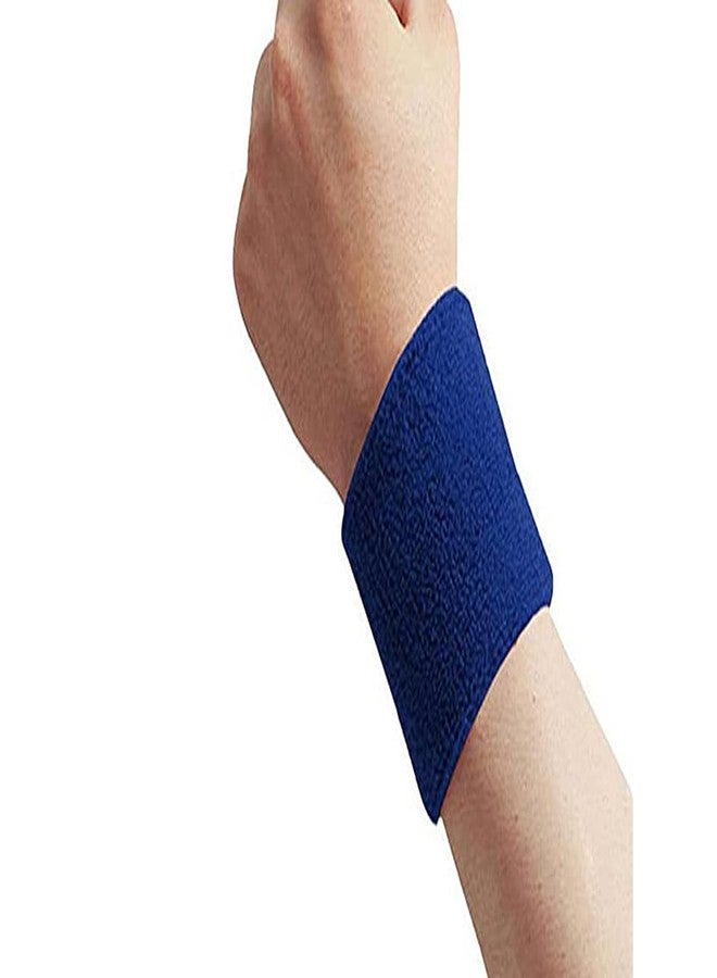 DRAUSS Pack of 4 All-Weather, Washable Black and Blue Sports Wristbands for Your Active Lifestyle - Keep Your Stuff Safe and Secure Anytime, Anywhere! - Image 2