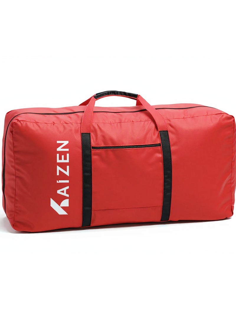 Kaizen Large-Sized Travel Bag for Men and Women: Foldable, lightweight, and versatile, perfect for various uses. - Image 1