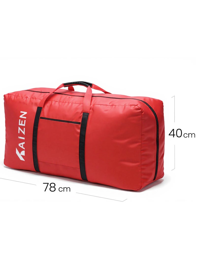 Kaizen Large-Sized Travel Bag for Men and Women: Foldable, lightweight, and versatile, perfect for various uses. - Image 2