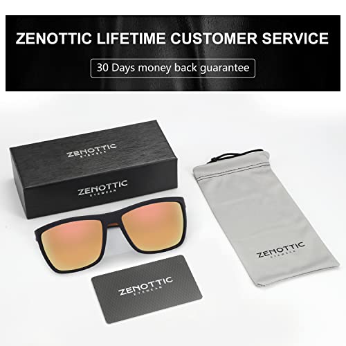 ZENOTTIC Polarized Sunglasses for Men Lightweight TR90 Frame UV400 Protection Square Sun Glasses - Image 5