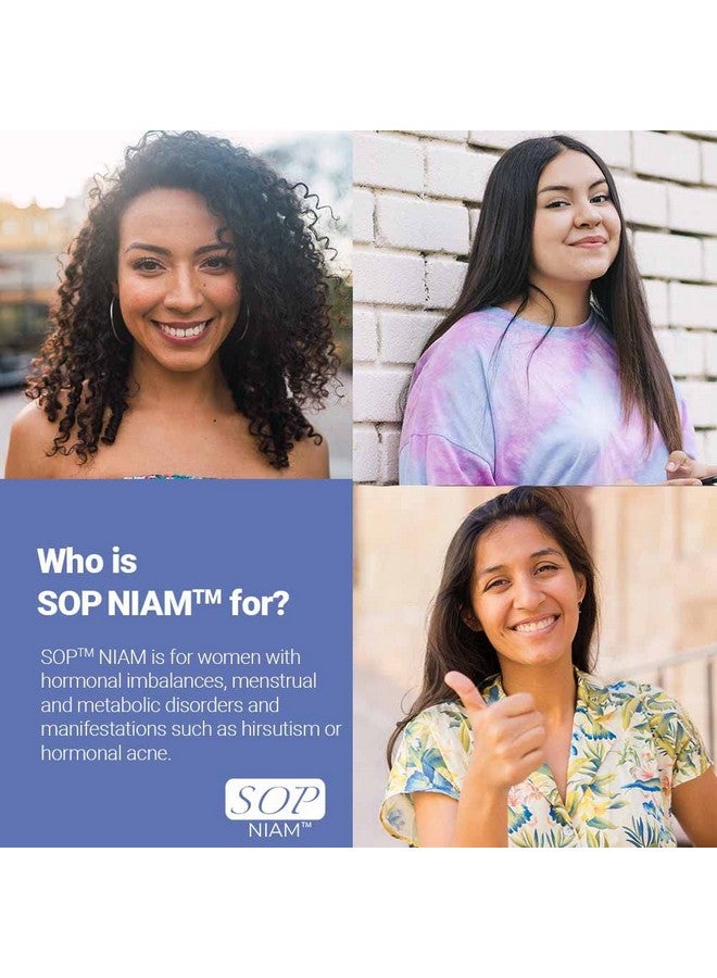 Generic SOP NIAM 60 Day Supply | D-Chiro Inositol Supplement for PCOS - 475mg | Folic Acid, Vitamin B6, B12, D3 & Biotin | Polycystic Ovary Syndrome | Hormonal Balance & Fertility Support  - Image 4