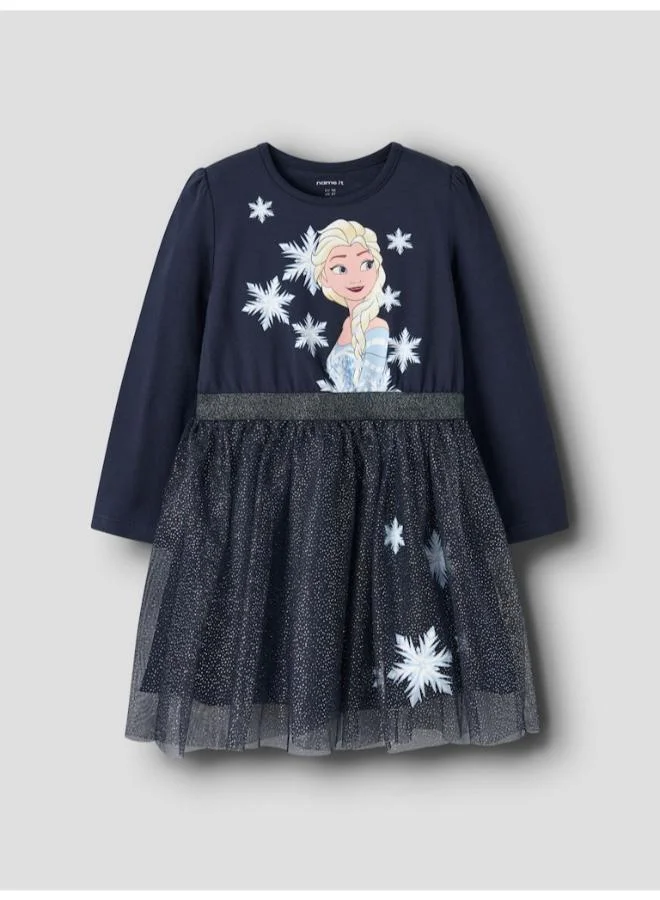 Name It  Kids Frozen Long Sleeve Tulle Midi Dress for Women | Best Price UAE