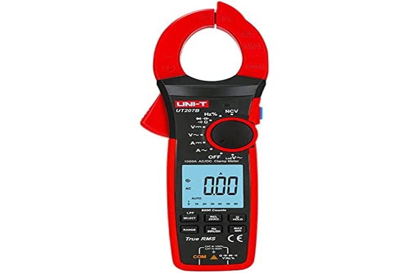 مقياس تيار رقمي UNI-T UT207B 1000A AC-DC RMS حقيقي