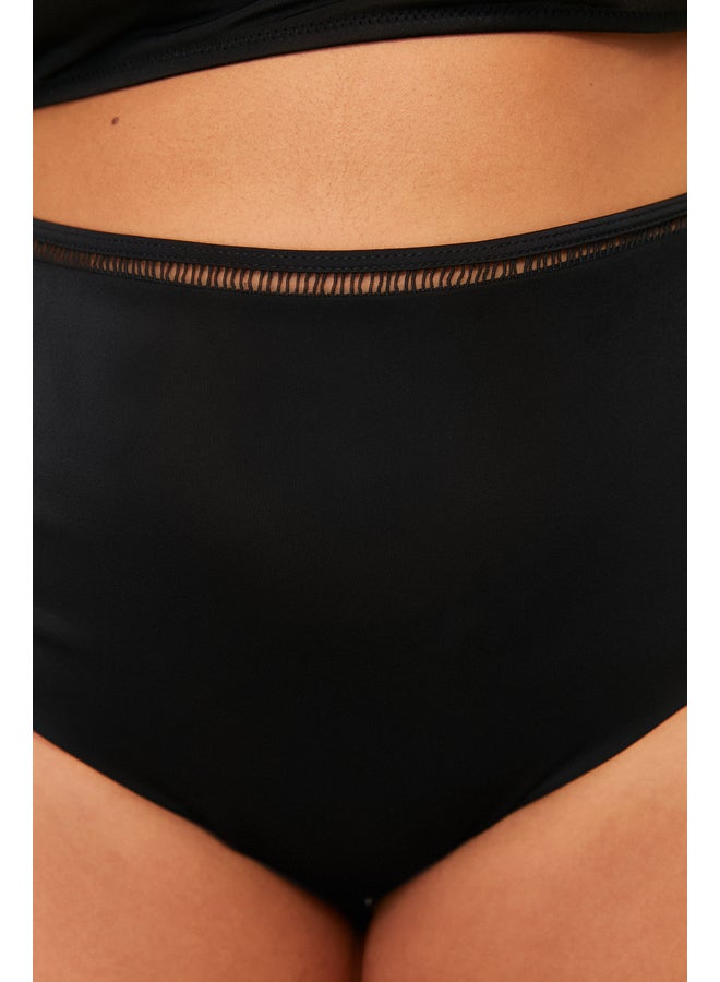trendyol Black High Waist Bikini Bottom TBBSS24CR000000 - Image 5