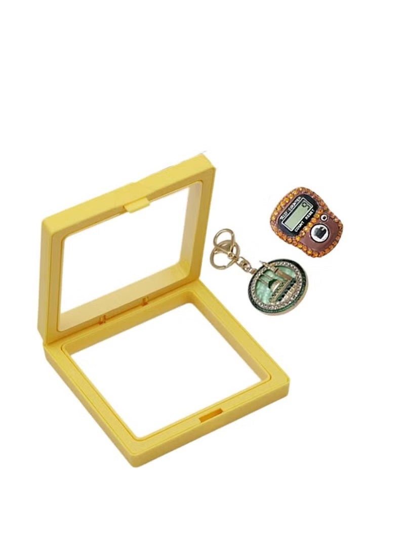 Huitich Islamic Digital Tasbeeh Counter & Madina Keychain Gift Set – Assorted Colours  - Image 1
