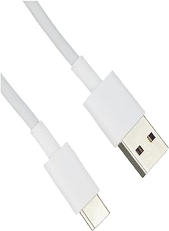 Keendex kx 2482 usb 2.0-a to type- c charging and data transfer cable, 1.5 meters - white