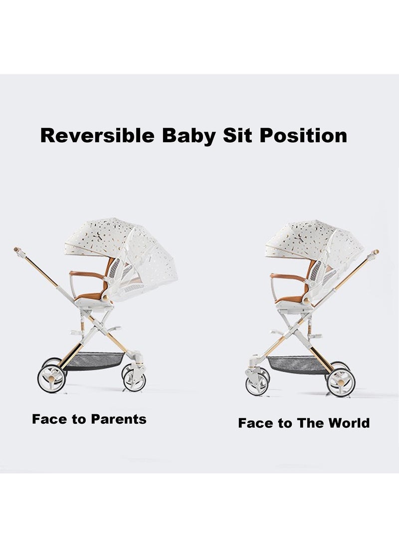 GT-Wheel - Lightweight Stroller with Aluminum Frame Infant Stroller for Newborn Babies Premium Quality fold Reversible - Image 1