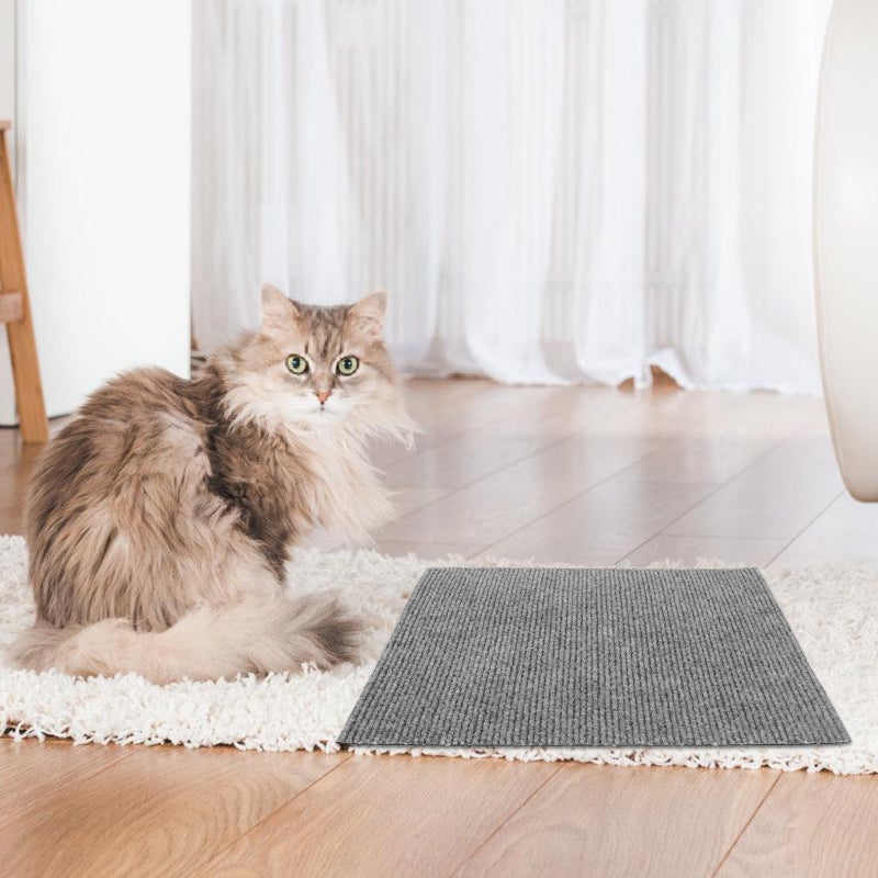 Cat Scratching Post Carpet Self-Adhesive Cat Tree Covered Mat Furniture DIY Protector - Image 3