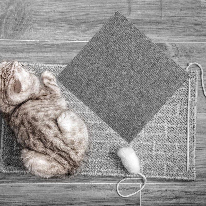 Cat Scratching Post Carpet Self-Adhesive Cat Tree Covered Mat Furniture DIY Protector - Image 5