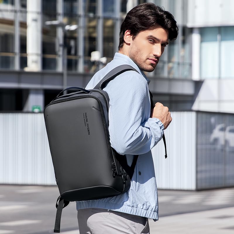 MARK RYDEN Slim Laptop Backpack for Men, High Tech Backpack with Scratch Resistant Shell and USB Charging Port, Waterproof Business Backpack Ideal for Working, Commuting, Daily (20L for 15.6" Laptop) - Image 4
