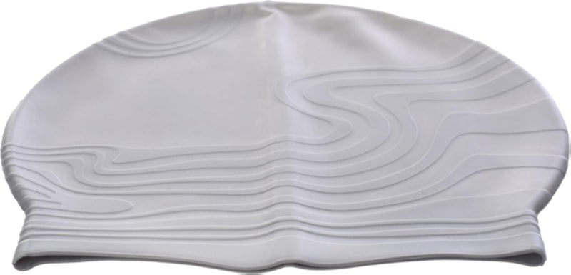 MINSA Vacuum Box Swim Cap M221 Grey for Swimming and Water Sports