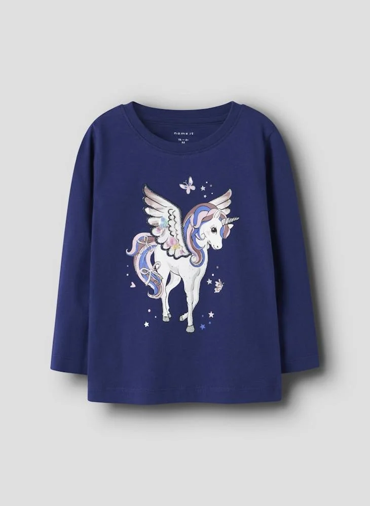 NAME IT Kids Printed Crew Neck T-Shirt