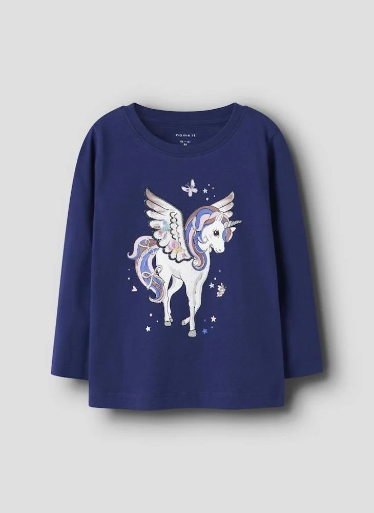 NAME IT Kids Printed Crew Neck T-Shirt
