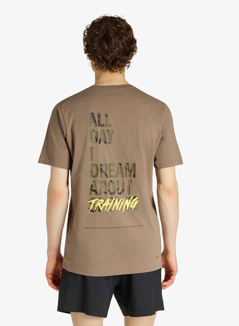Adidas Climacool Camo Training Graphic T-Shirt - Image 2