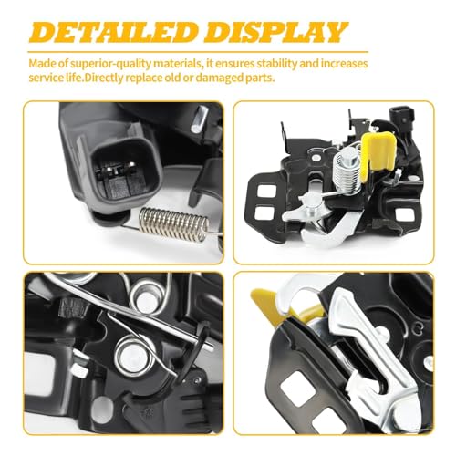 Jecoupoon FR3Z-16700-B Hood Latch Lock Compatible with Mustang 2015-2019 Front Hood Latches FR3Z16700B - Image 3
