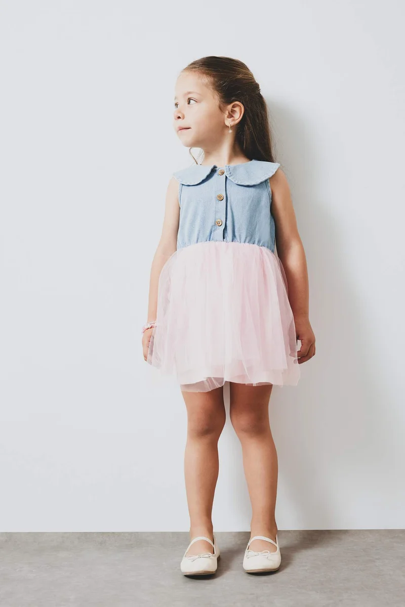 DeFacto Baby Girl Sleeveless Tutu Skirt Dress