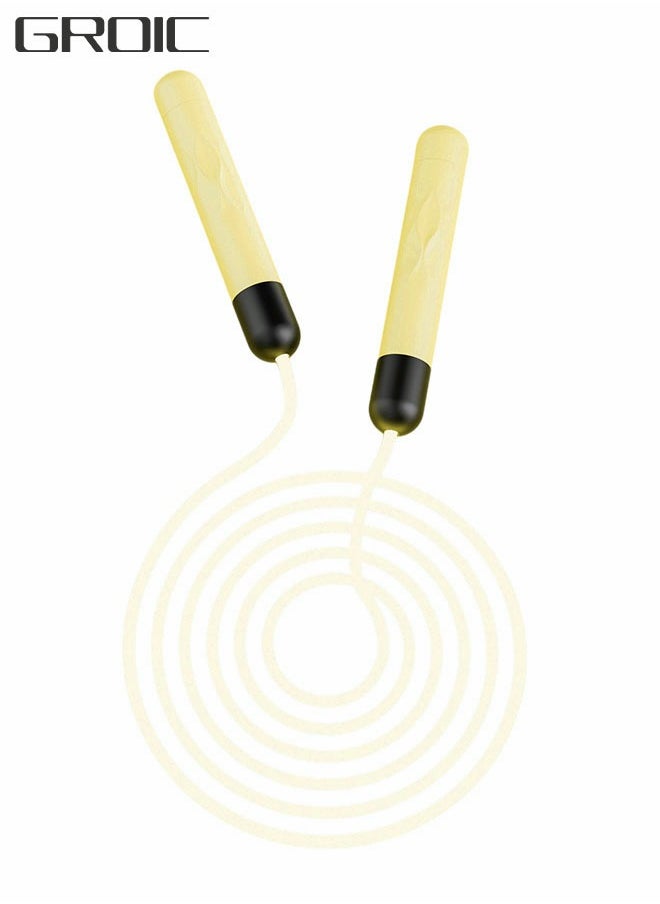 GROIC Jump Rope with LED Light, Skipping Rope for Women Teenagers Children Trainer, Length Adjustable, Indoor Outdoor Portable Interesting Jump Rope for Workout Fitness Gifts and Fun  - Image 1