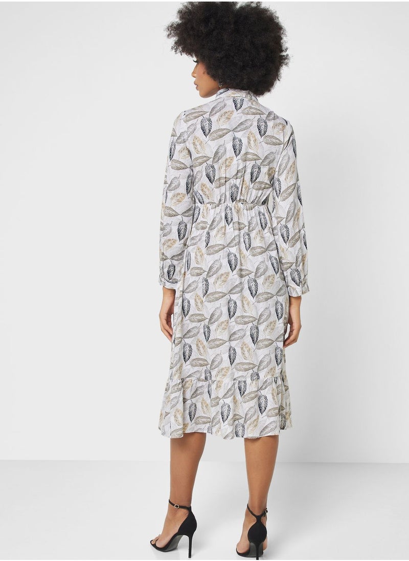 ELLA - Floral Printed Dress - Image 1