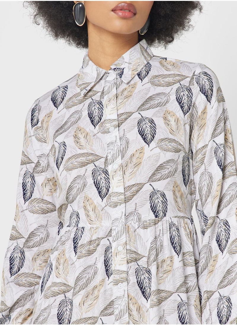 ELLA - Floral Printed Dress - Image 1