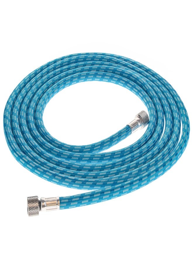Master Airbrush Super Premium 6 Foot Nylon Braided Airbrush Hose with Silicone Tubing - Standard 1/8" Size Fitting Ends, Flexible, Durable, Kink Resistant - Connect to Air Compressors and Airbrushes - Image 1