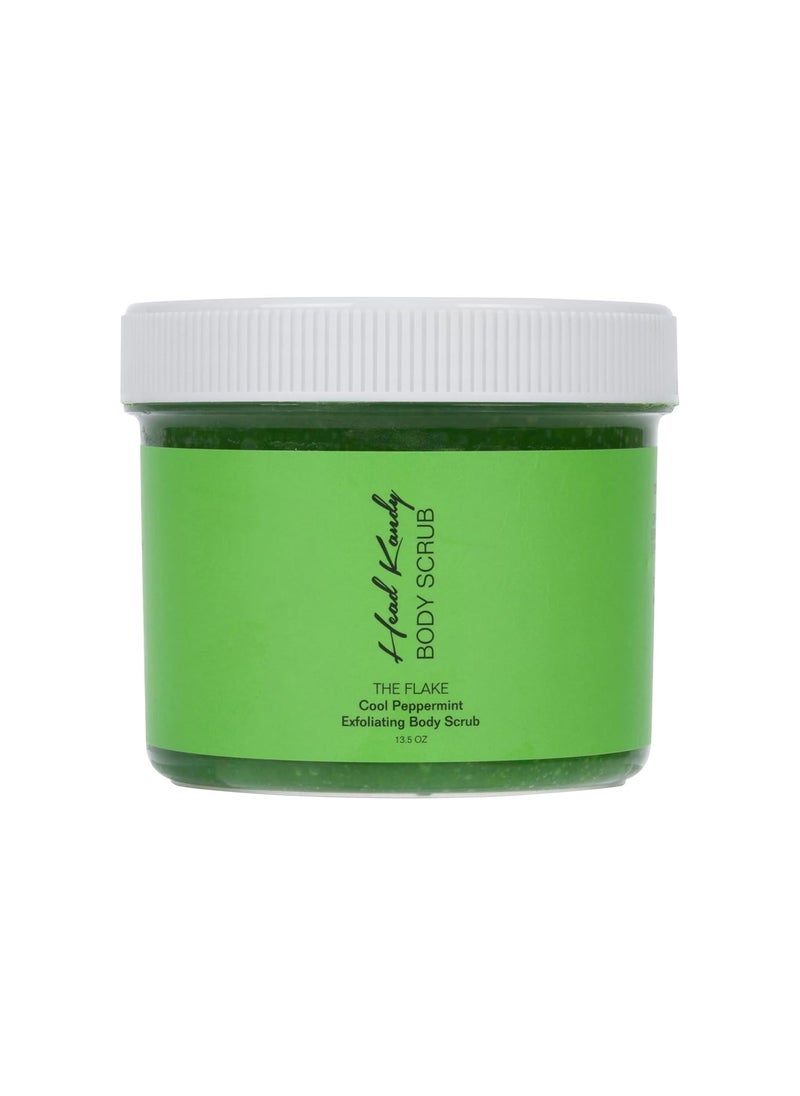 Head Kandy Head Kandy The Flake Exfoliating Body Scrub 135 oz  Cool Peppermint Effect  Gentle Body Exfoliator 