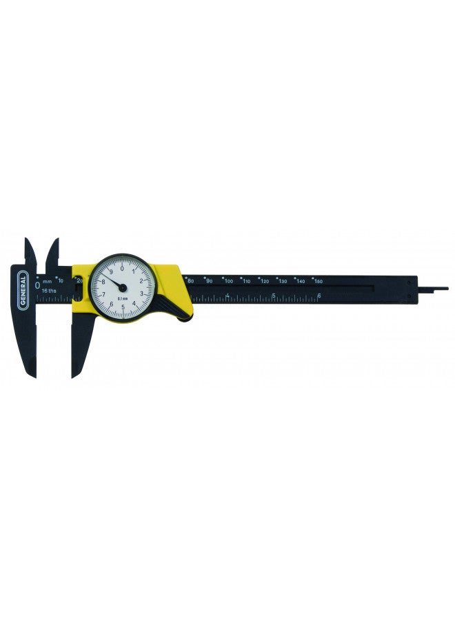 General Tools General Tools 144MM Plastic Metric Dial Caliper 6-Inch