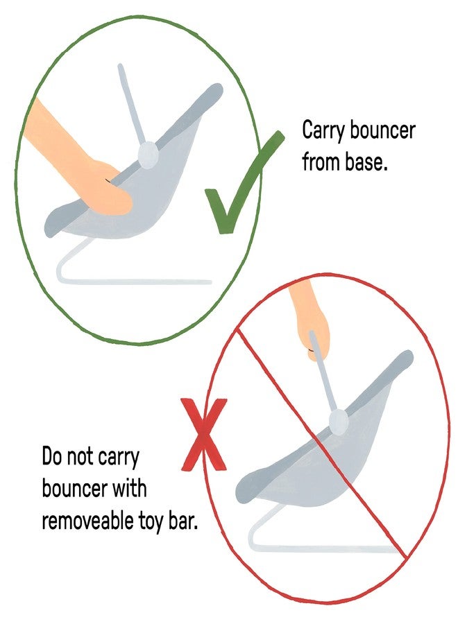 Ingenuity Soothing Baby Bouncer Infant Seat with Vibrations, -Toy Bar & Sounds, 0-6 Months Up to 20 lbs (Pink Flora the Unicorn) - Image 4