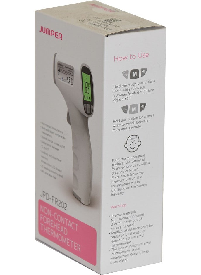 jumper Non-Contact Thermometer Infrared Body and Forehead Thermometer with Battery JPD-FR202  - Image 3