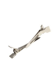 TWIREY Professional Steel Silver Duck Bill Section Hair Clips 50 Pcs Silver 50 Grams Pack Of 1  - Image 4