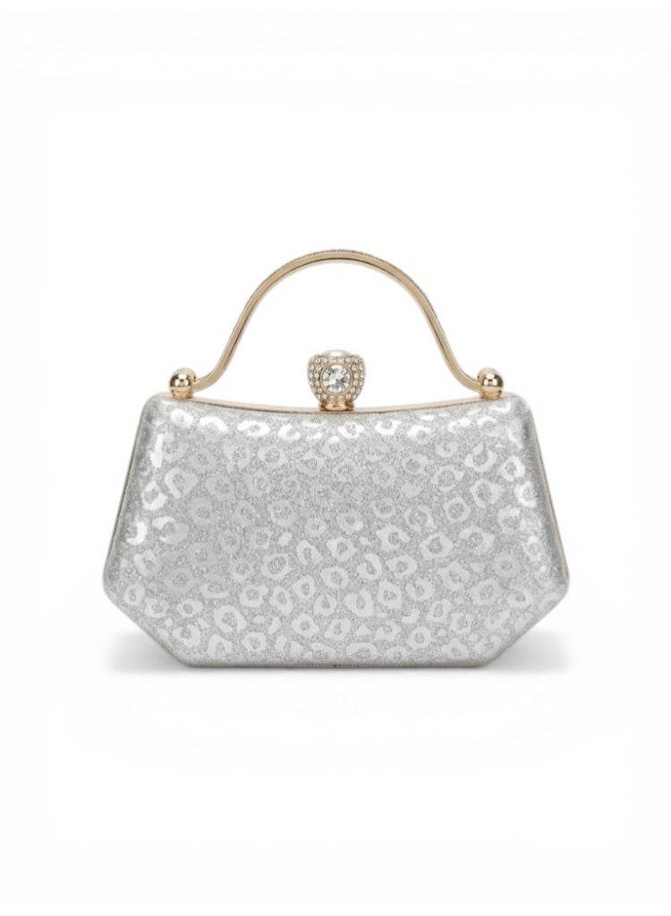 LIFESTYLISH crossbody evening bag Arch Pearl ZS-4 - Silver - Image 5
