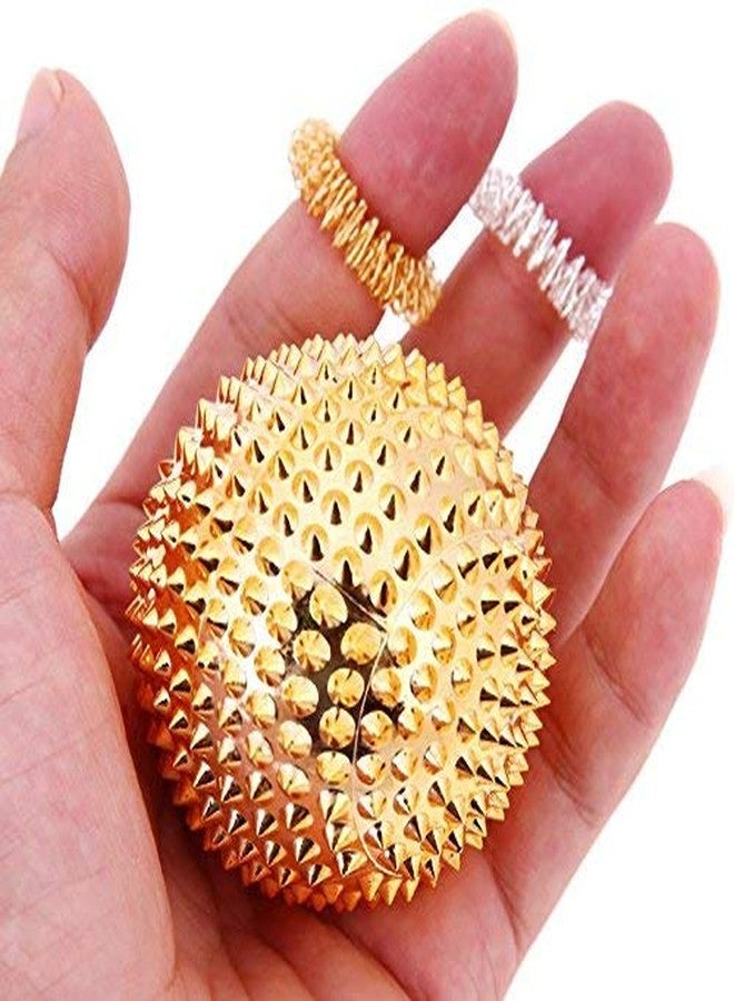 ACi Acupressure Bio-Magnetic Balls with Jimmy and 5 Sujok Finger Ring, Set of 2 - Image 2