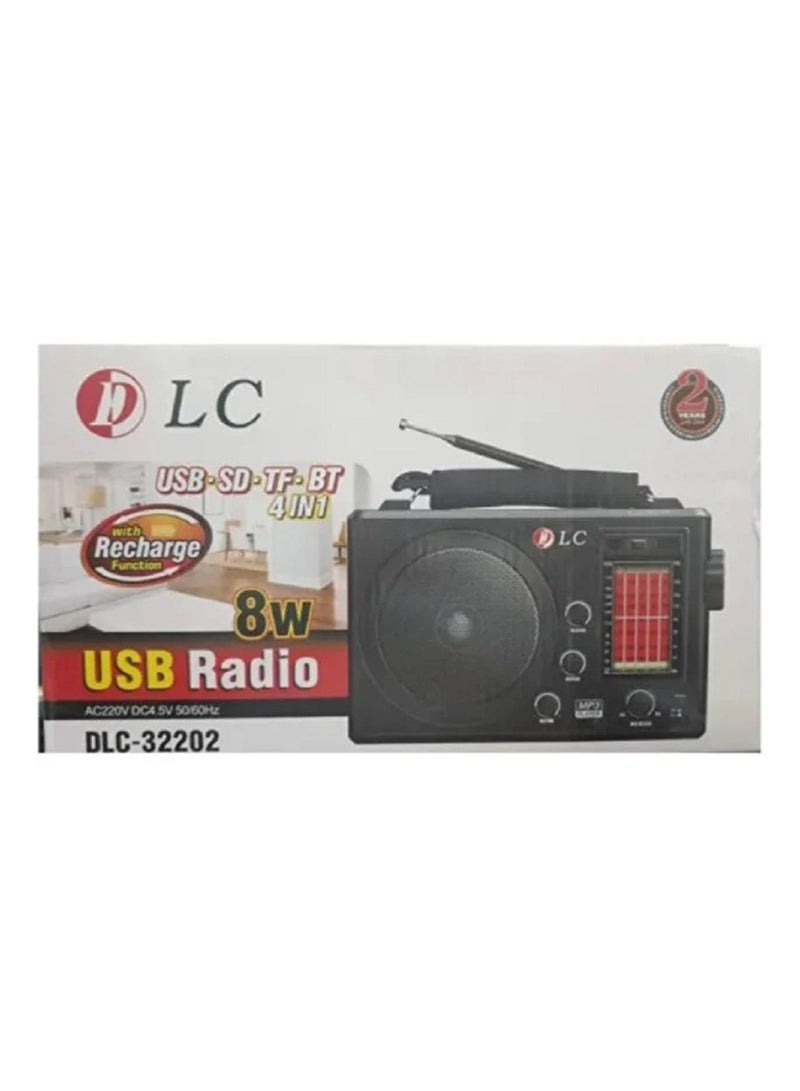 DLC Radio and Bluetooth Speaker - 8 Watt - Image 1