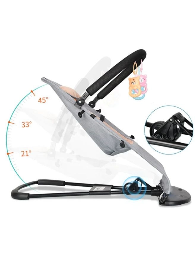 MAAS Baby Rocking Chair with Hanging Toys – Comfortable and Safe for Sleeping and Playing - Image 4