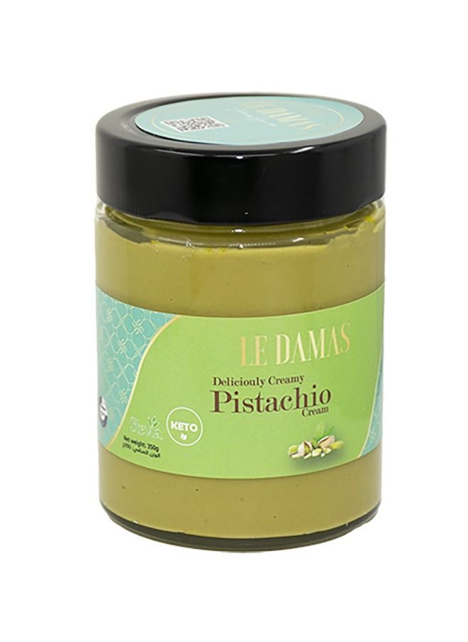Le Damas - Pistachio butter , spread , cream, 75% pure roasted pistachio, Keto, Diet, No added sugar 350g - Image 1