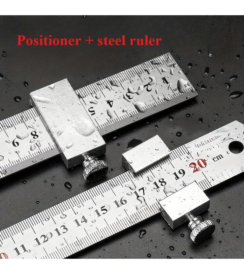 Precision Ruler Set Multi Functional High Precision Marking Tool For Designers Engineers And Woodworkers - Image 3