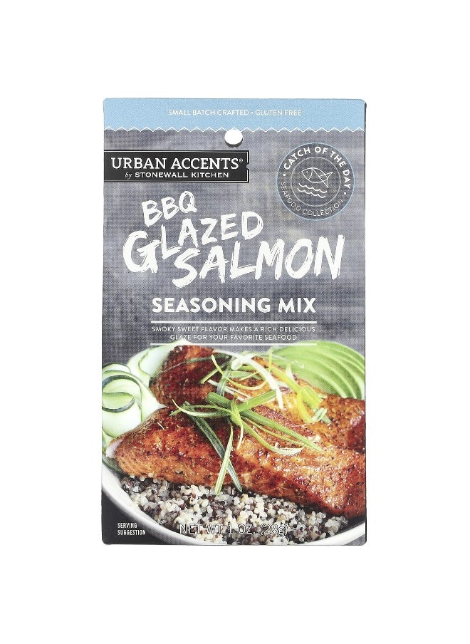 URBAN ACCENTS Urban Accents, Seasoning Mix, BBQ Glazed Salmon, 1 oz (28 g)  - Image 1