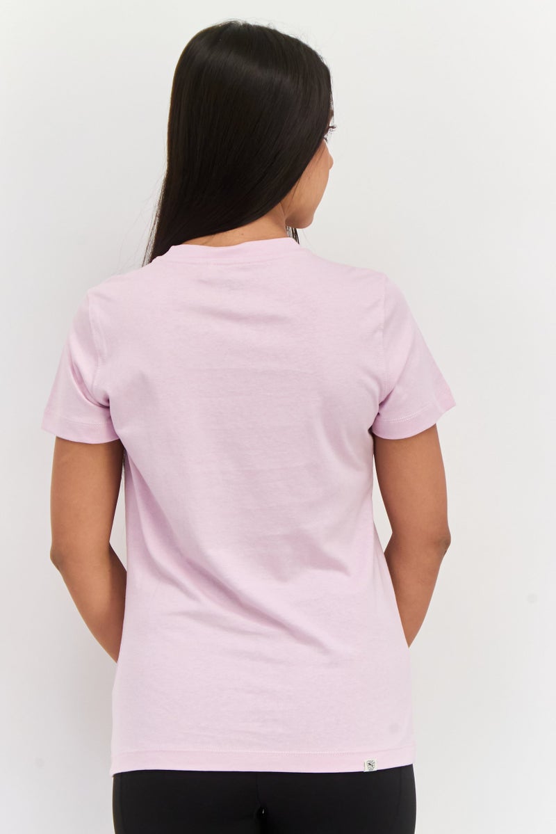 PUMA Women Sportswear Fit Short Sleeve Outdoor T-Shirt, Pink - Image 3