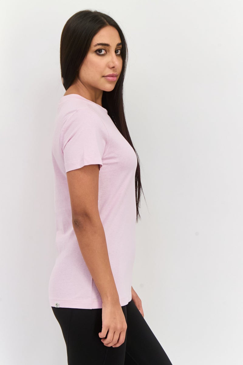 PUMA Women Sportswear Fit Short Sleeve Outdoor T-Shirt, Pink - Image 2