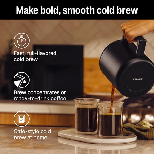 Fellow Aiden Precision Drip Coffee Maker, Thermal Carafe, Perfect Temperature Control, Bloom Cycle, Single Serve to 10 Cup Capacity, Matte Black - Image 5