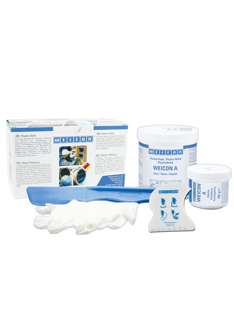 WEICON A Epoxy Resin | 500 g | Plastic steel 2-component adhesive - Image 1