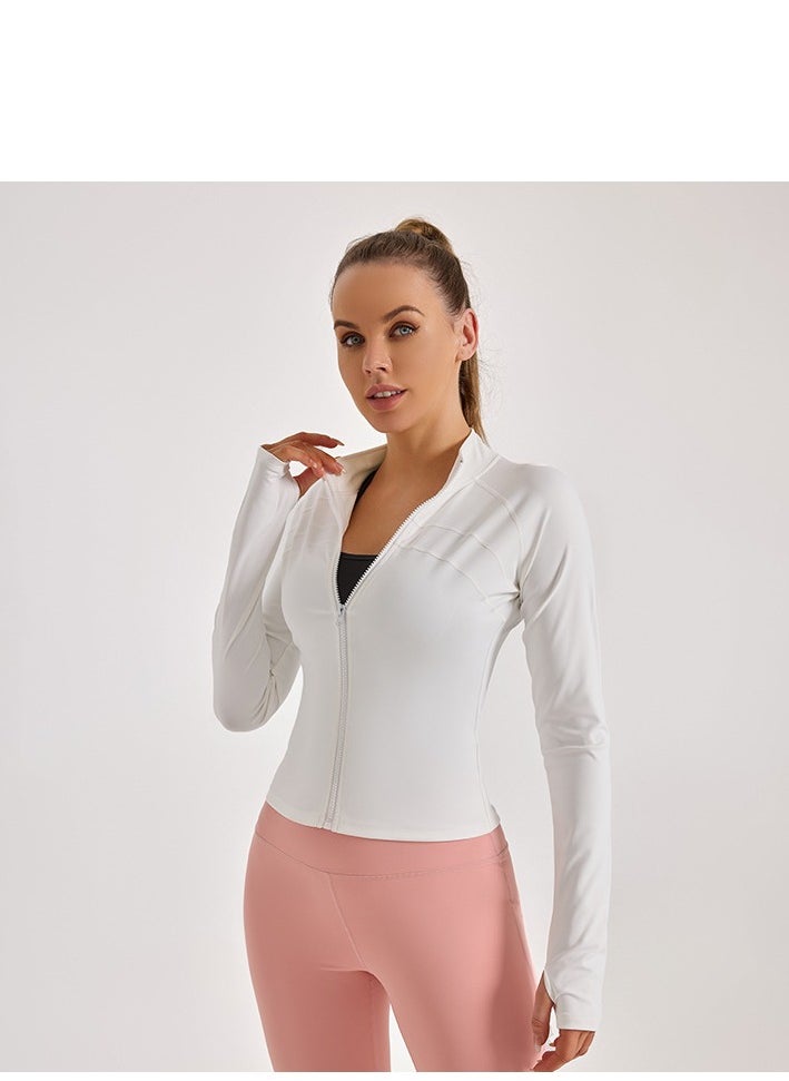 Generic بدلة يوغا رياضية بمقاس كبير بسحّاب للفتيات  - Image 1