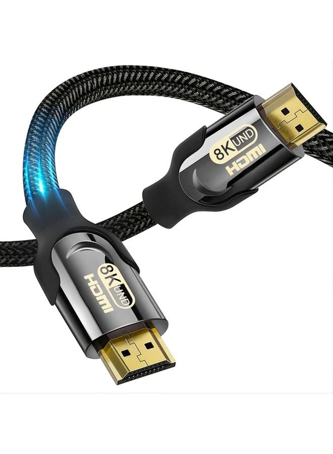 Grey 15ft 8K Ultra High Speed HDMI 2 1 Cable Support 8K 60Hz 4K 120Hz - Image 2