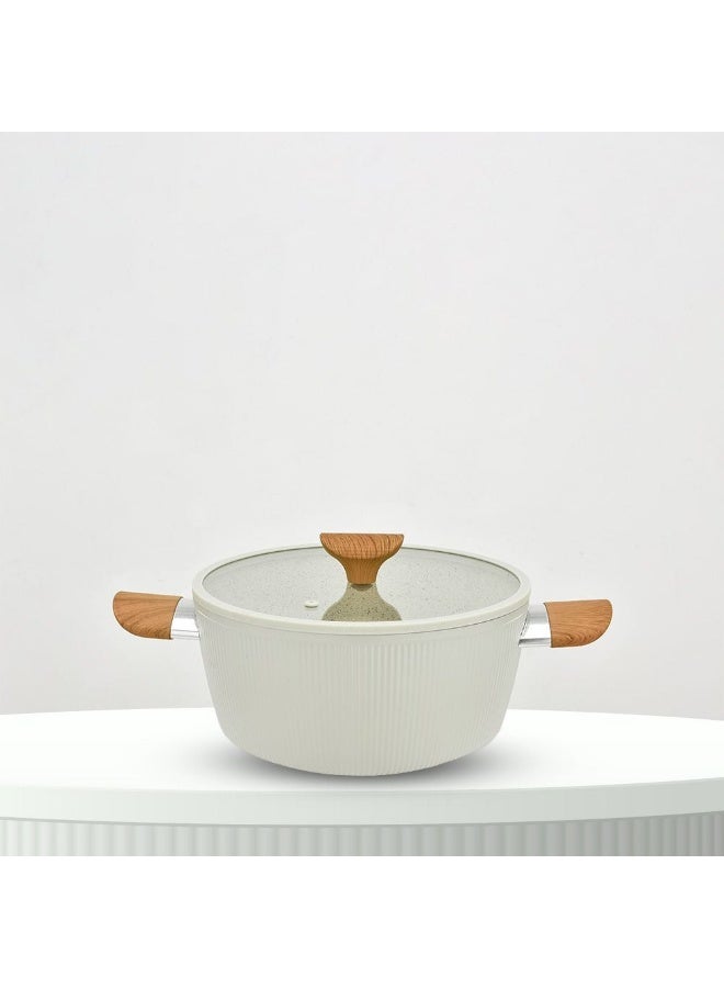 DANUBE HOME Chef's Delight Radiant Pro Casserole with Lid Luxury Serving Bowl Elegant Hot Pot For For Biryani Pulao And Etc 20x9.5cm - Image 3