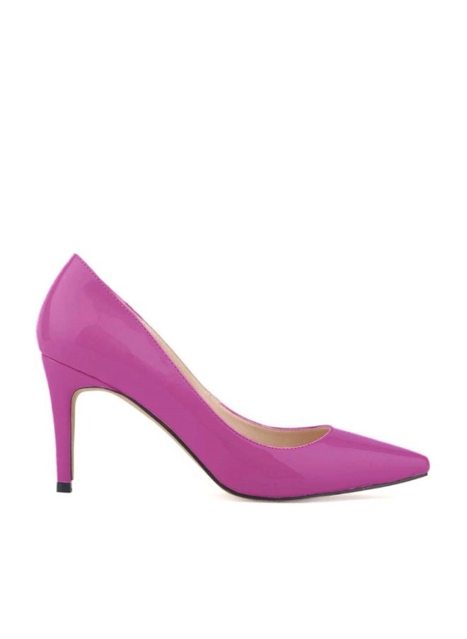 Loquat All-Season Elegant Pointed Toe Stiletto Bridal Shoes 6 cm Purple - Image 1