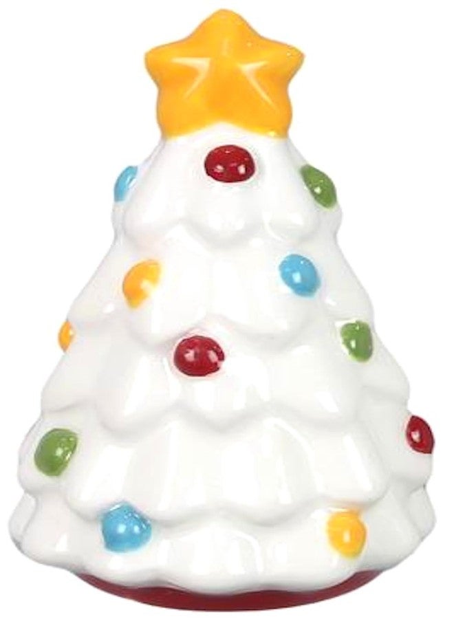 The Bridge Collection White Christmas Tree Salt and Pepper Shaker Set - 2 Piece Set - Christmas Kitchen Items - Fun Salt and Pepper Shakers for Home Decor - Image 5