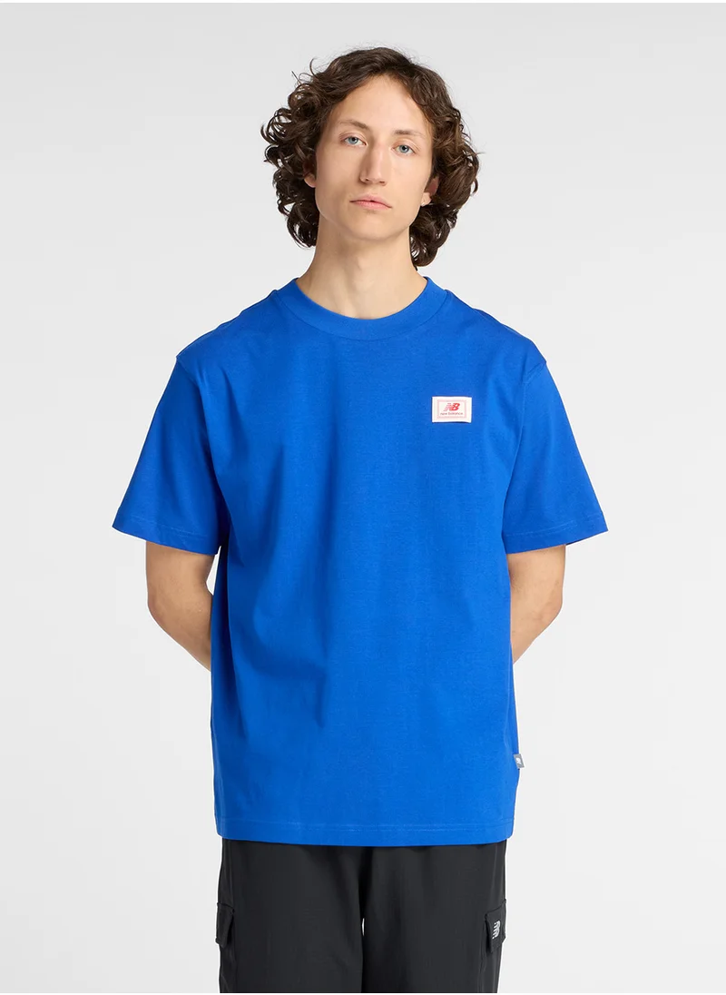 نيو بالانس Woven Label T-Shirt