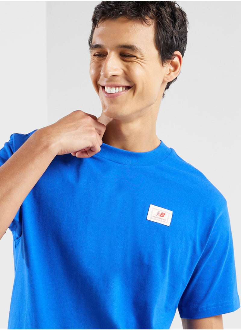 New Balance Woven Label T-Shirt  - Image 3